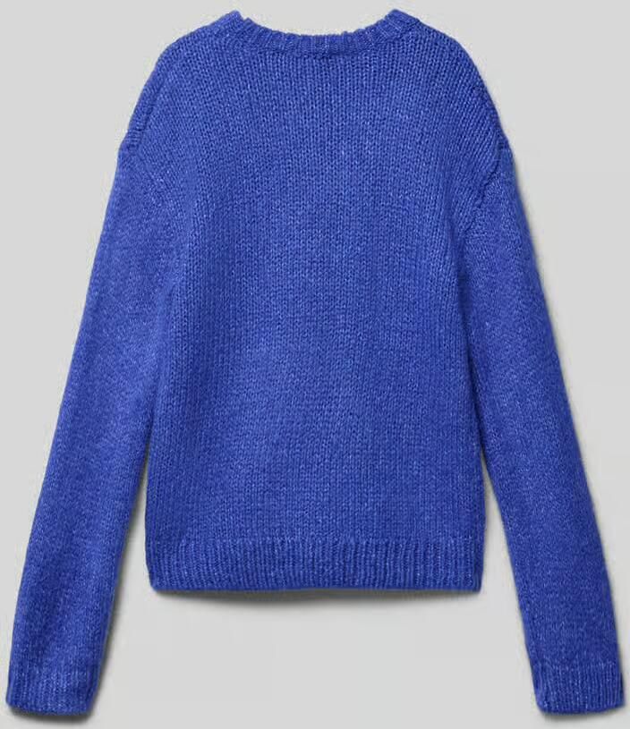 Garcia Gebreide pullover met ribboorden