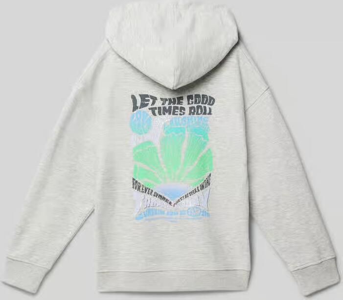 Garcia Hoodie met labelprint