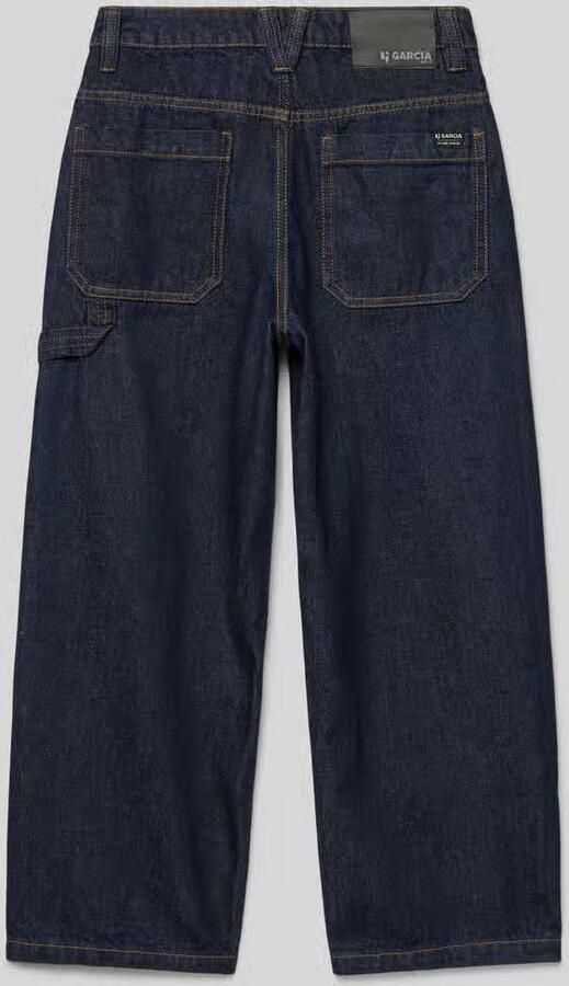 Garcia Loose fit jeans met logopatch