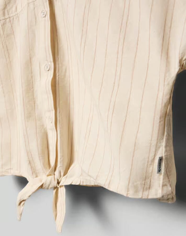 Garcia regular fit overhemdblouse met sierknopen