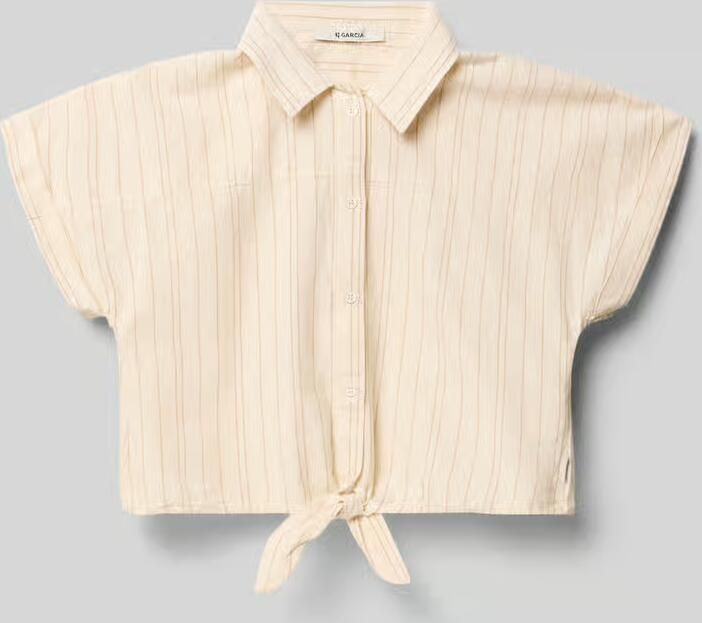 Garcia regular fit overhemdblouse met sierknopen - Foto 2