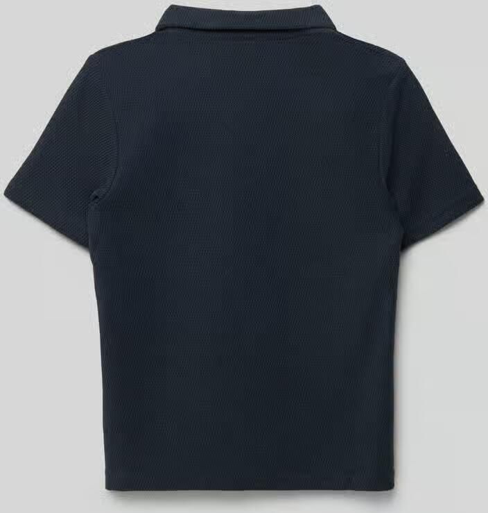 Garcia regular fit poloshirt met structuurpatroon