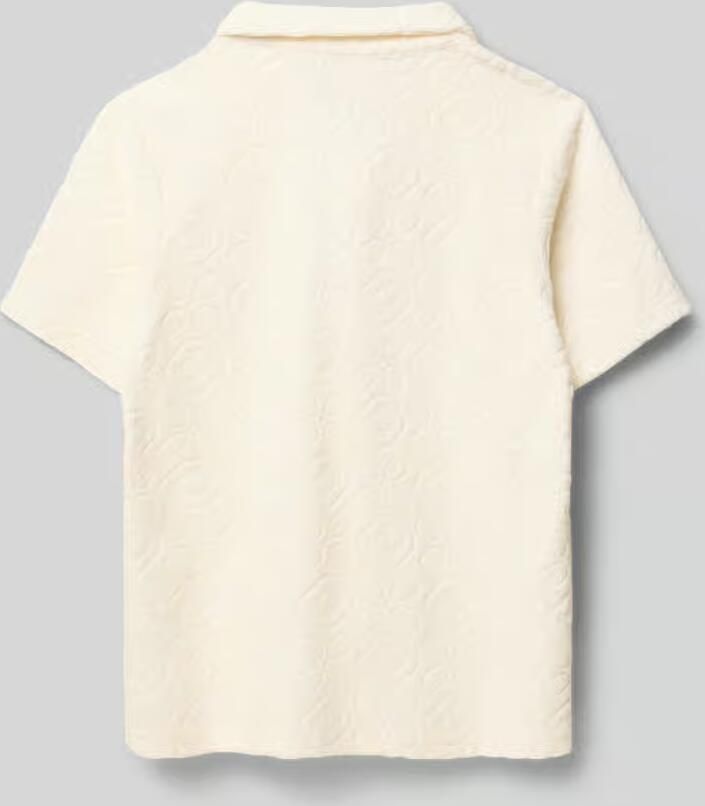 Garcia regular fit poloshirt met structuurpatroon