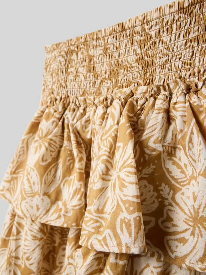 Garcia regular fit rok met all-over print met bloe motief - Foto 2