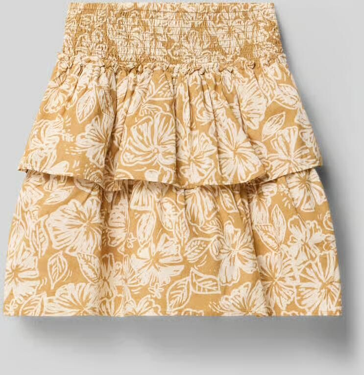 Garcia regular fit rok met all-over print met bloemenmotief - Foto 3