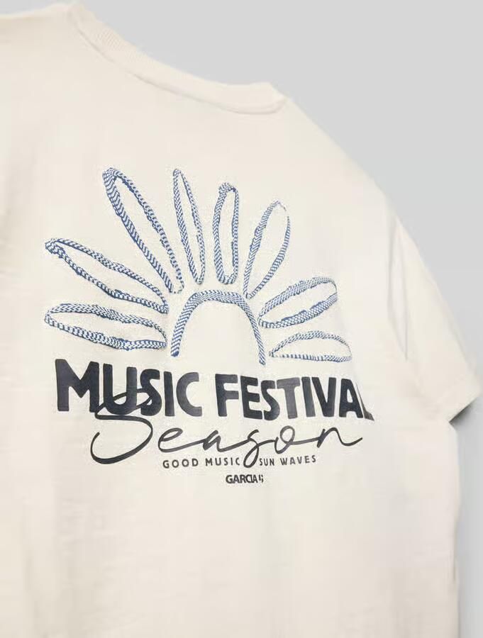 Garcia regular fit T-shirt met logoprint