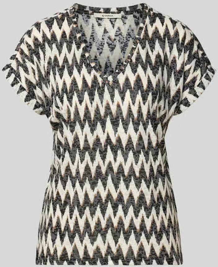 Garcia Regular fit T-shirt met viscose - Foto 4