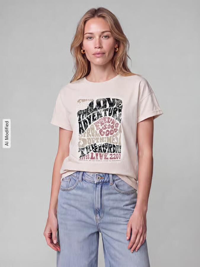 Garcia Regular fit t-shirt van puur katoen - Foto 3