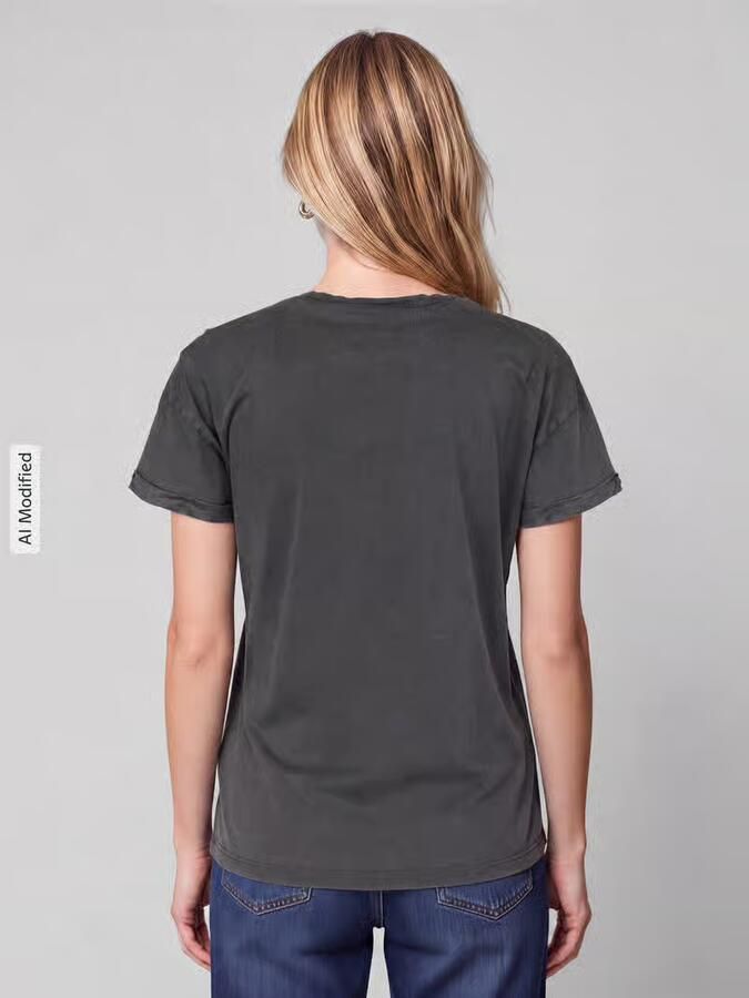 Garcia Regular fit t-shirt van puur katoen - Foto 3