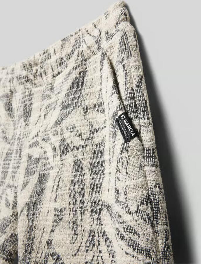 Garcia Shorts in all-over look met steekzakken - Foto 2