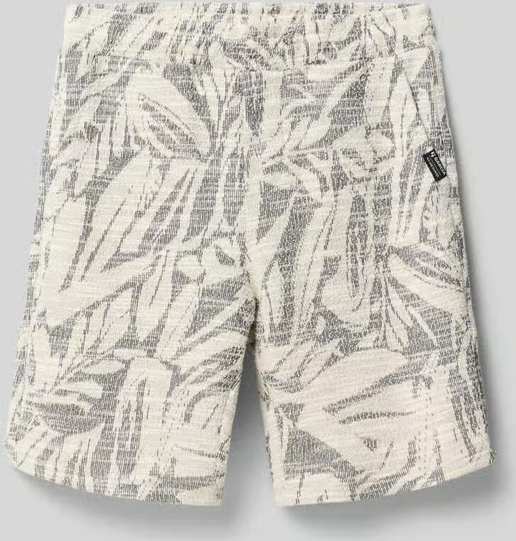 Garcia Shorts in all-over look met steekzakken - Foto 3