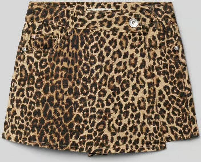 Garcia Skort in wikkellook met labeldetail - Foto 2