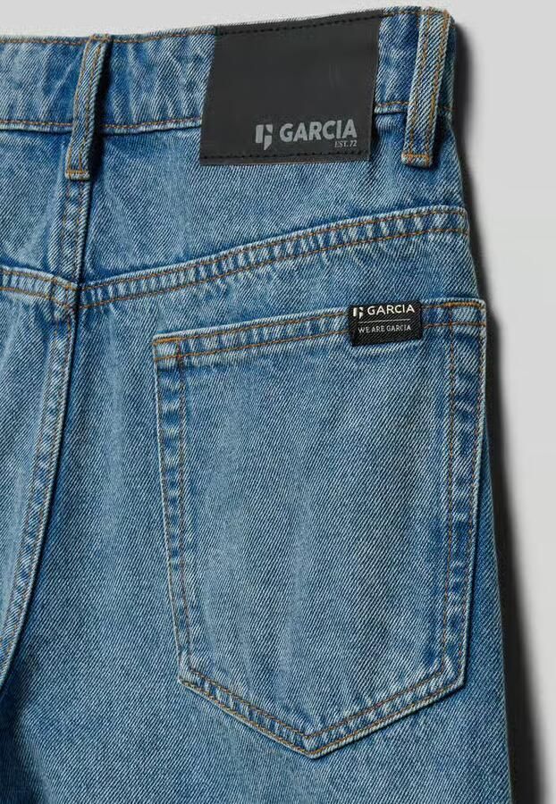 Garcia straight fit bermuda met logopatch