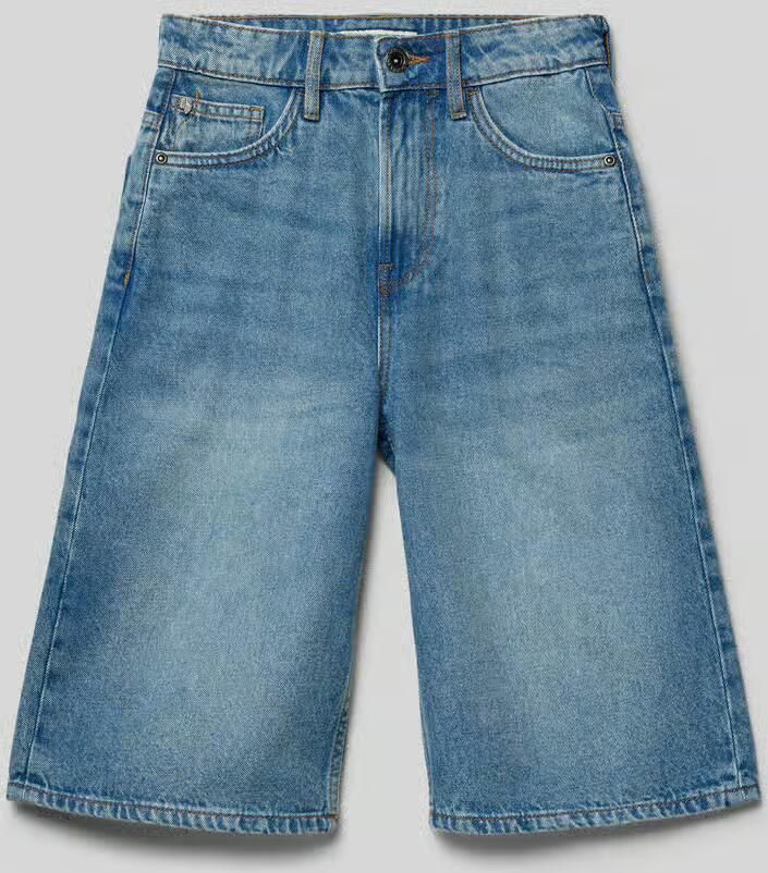 Garcia straight fit bermuda met logopatch - Foto 2