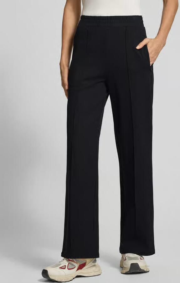 Garcia straight fit broek met persplooi - Foto 3