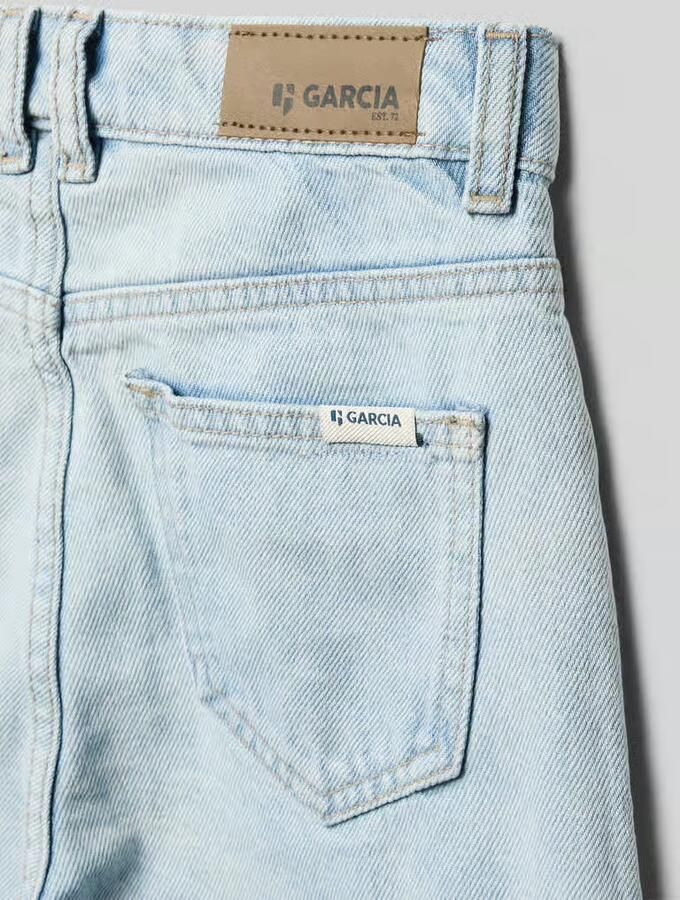 Garcia straight fit jeans met knoopsluiting model 'Ilvy' - Foto 3