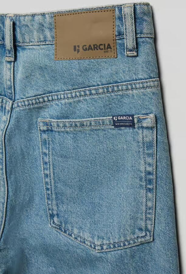 Garcia Straight Fit Jeans met labeldetail - Foto 4
