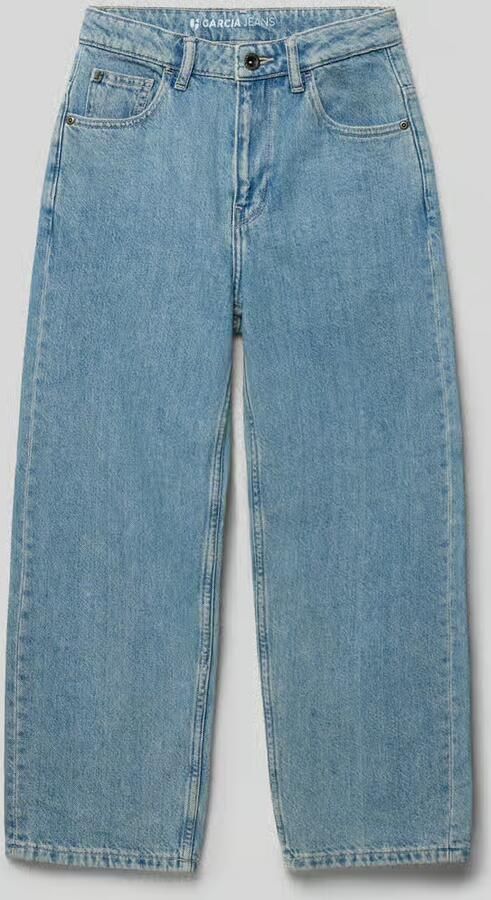Garcia Straight Fit Jeans met labeldetail - Foto 5
