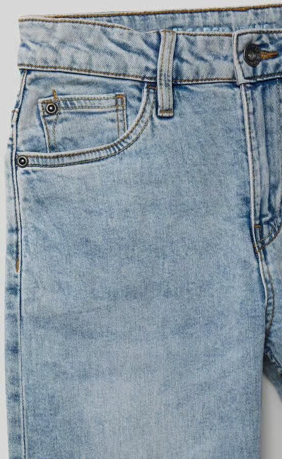 Garcia Straight fit jeans met logopatch model 'Ilyano' - Foto 7
