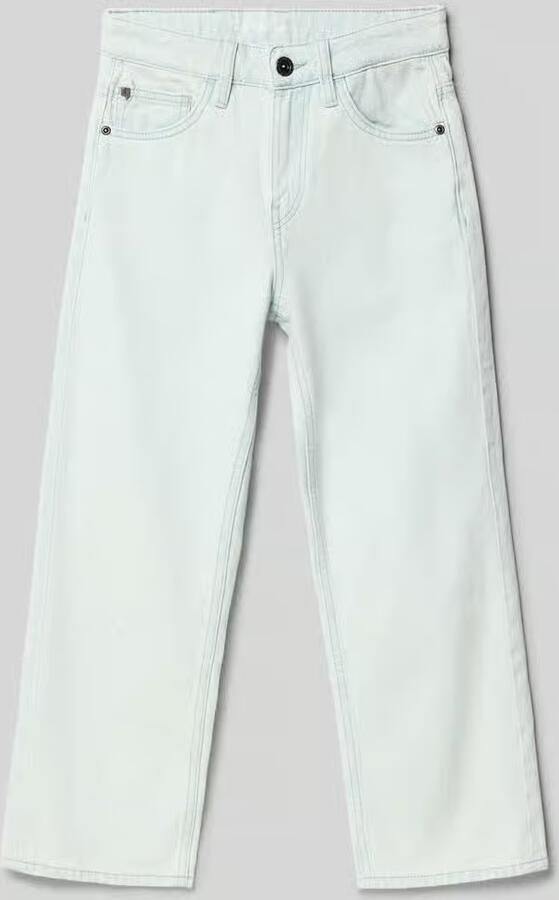 Garcia straight fit jeans met logopatch model 'Ilyano' - Foto 5