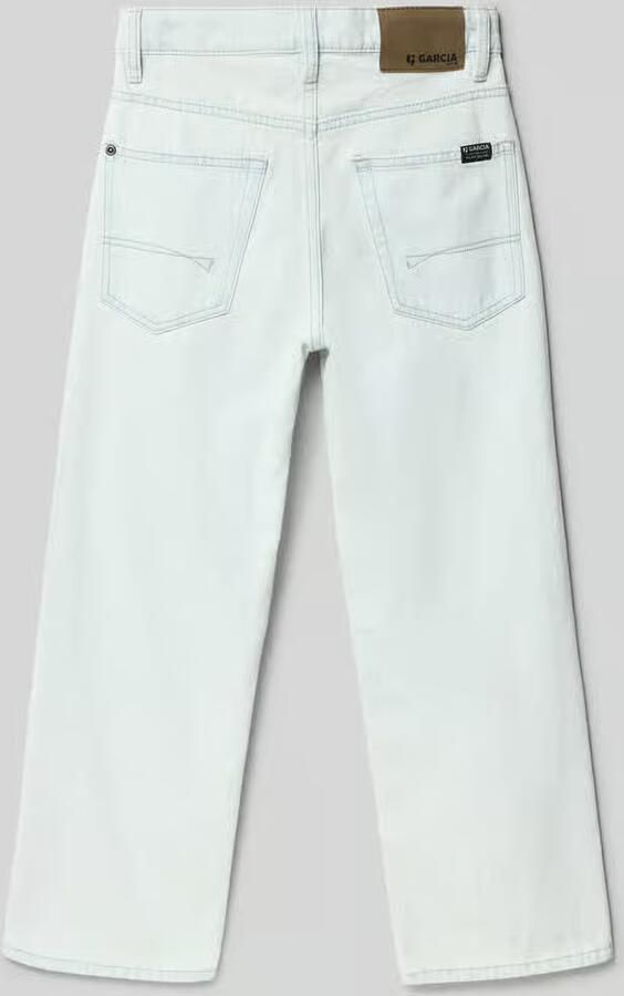 Garcia straight fit jeans met logopatch model 'Ilyano' - Foto 2