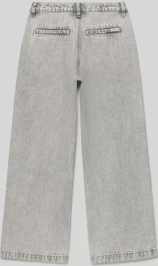 Garcia Straight fit jeans met paspelzakken