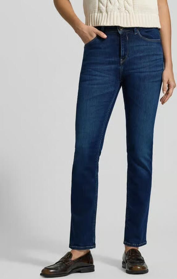 Garcia straight fit jeans van katoenmix model 'Celia' - Foto 2