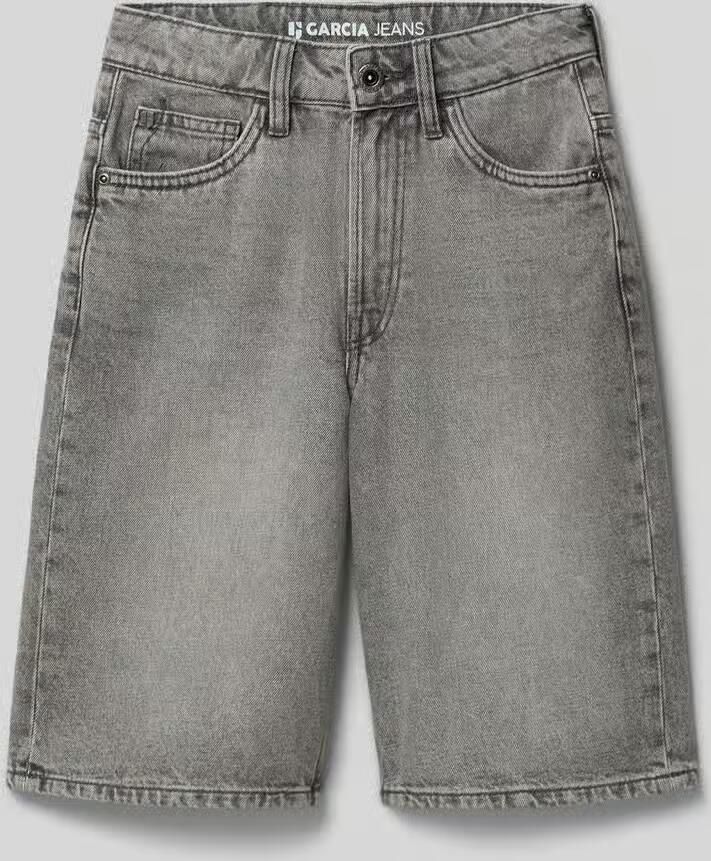 Garcia straight fit short met logopatch model 'Jaysen' - Foto 2