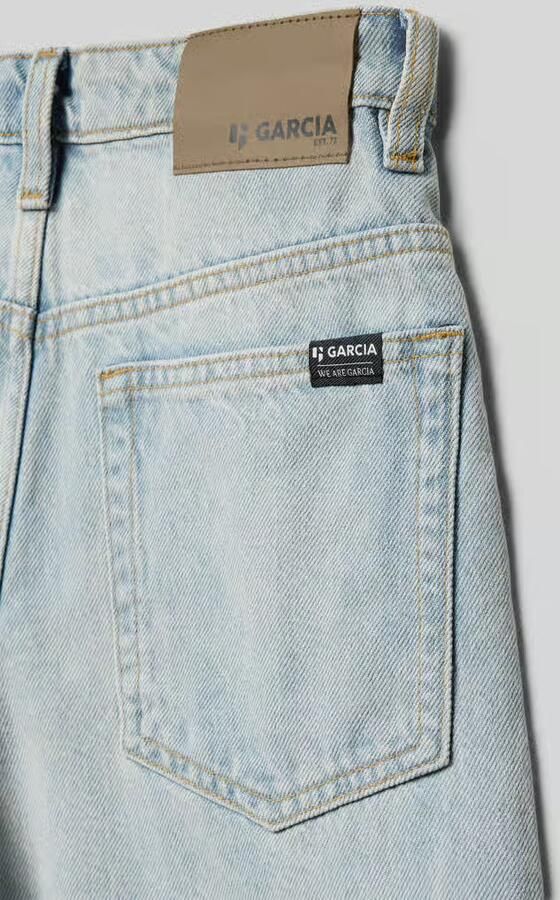 Garcia straight fit short met logopatch model 'Jaysen'