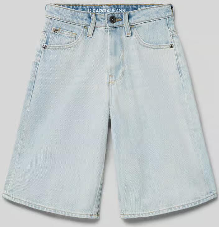 Garcia straight fit short met logopatch model 'Jaysen' - Foto 2