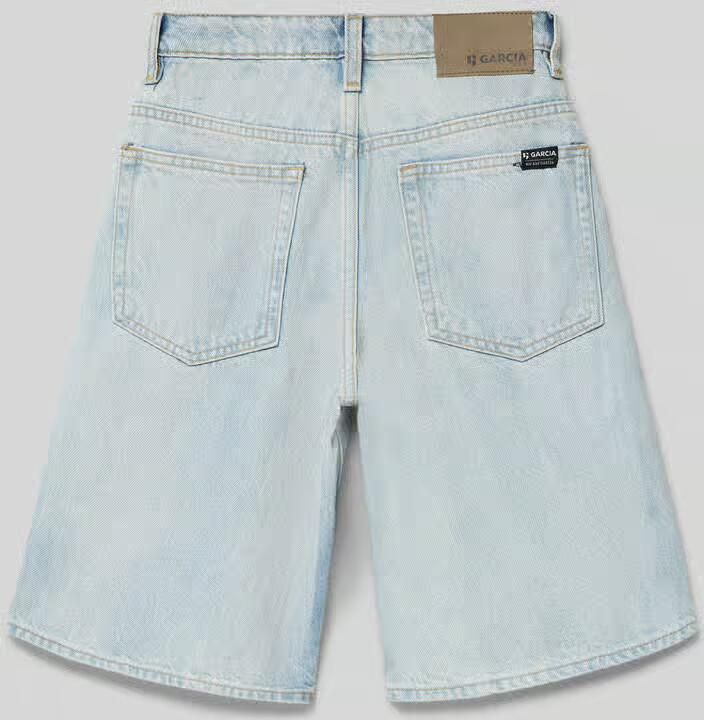 Garcia straight fit short met logopatch model 'Jaysen' - Foto 5