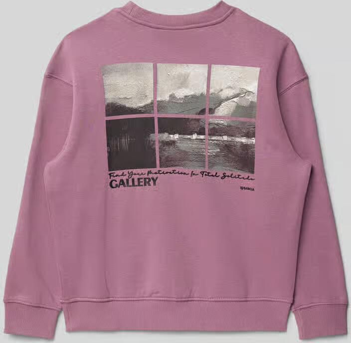 Garcia Sweatshirt met motiefprint aan de achterkant - Foto 2
