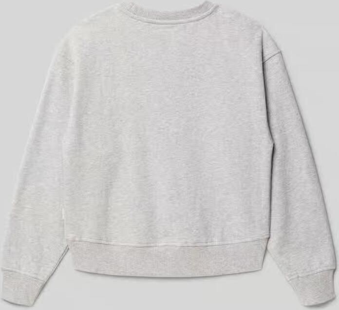 Garcia Sweatshirt met state tprint en ronde hals