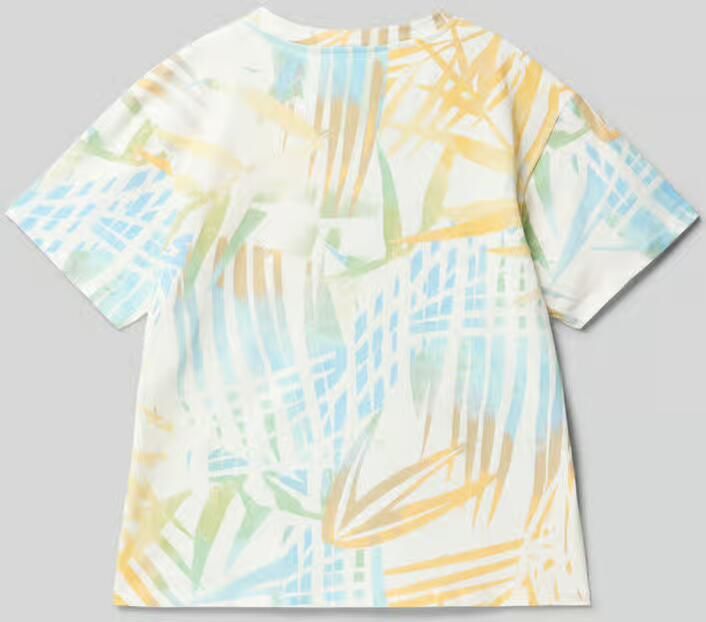 Garcia T-shirt met allover print voor