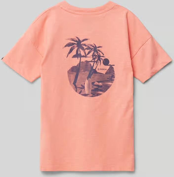 Garcia T-shirt met labelprint