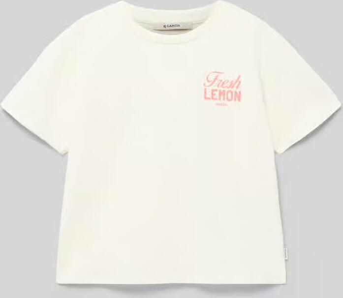 Garcia T-shirt met motiefprint op de achterkant - Foto 6