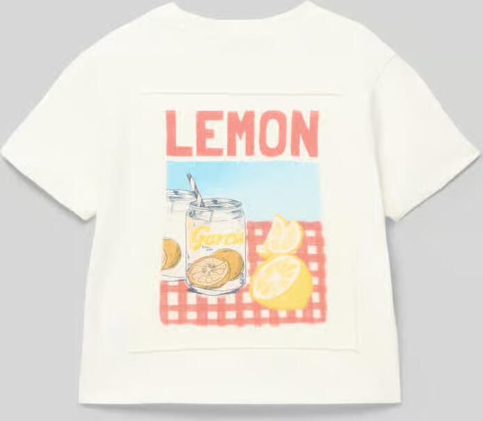 Garcia T-shirt met motiefprint op de achterkant - Foto 4
