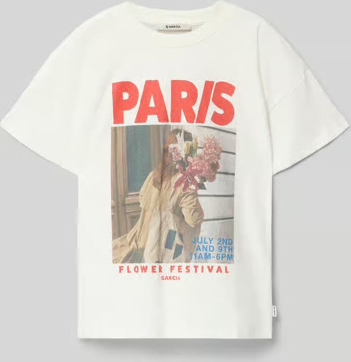 Garcia T-shirt van puur katoen - Foto 4