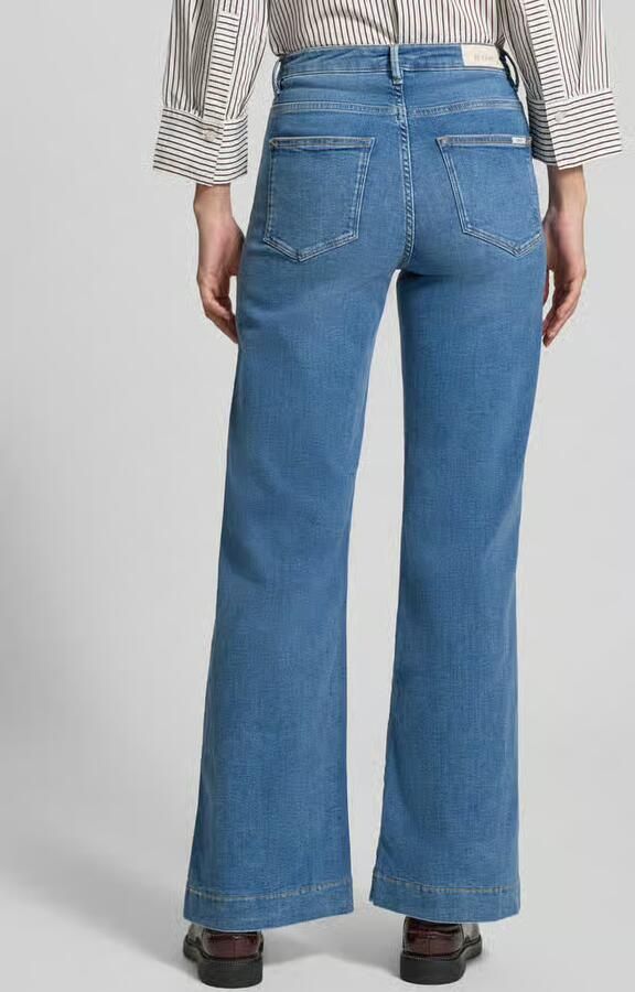 Garcia wide fit jeans van katoenmix model 'Celia wide' - Foto 3