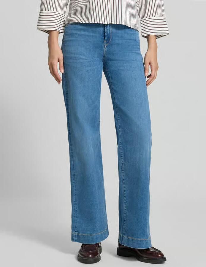 Garcia wide fit jeans van katoenmix model 'Celia wide' - Foto 2