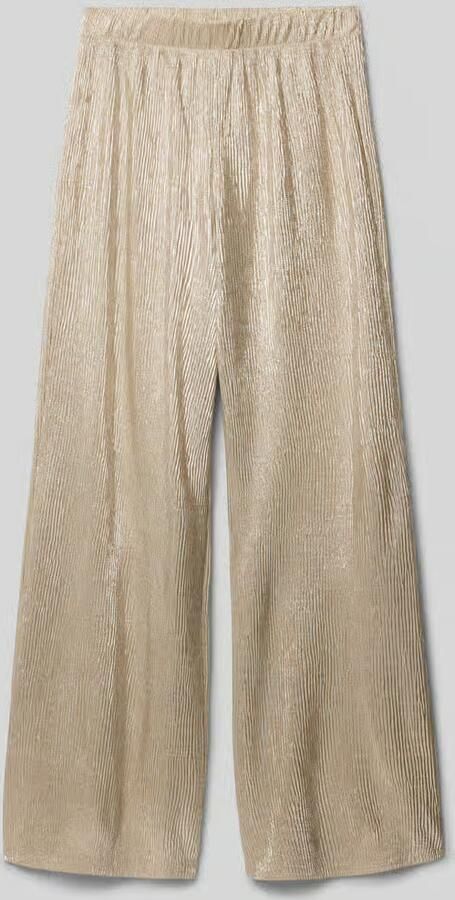 Garcia wide fit stoffen broek met elastische band - Foto 4