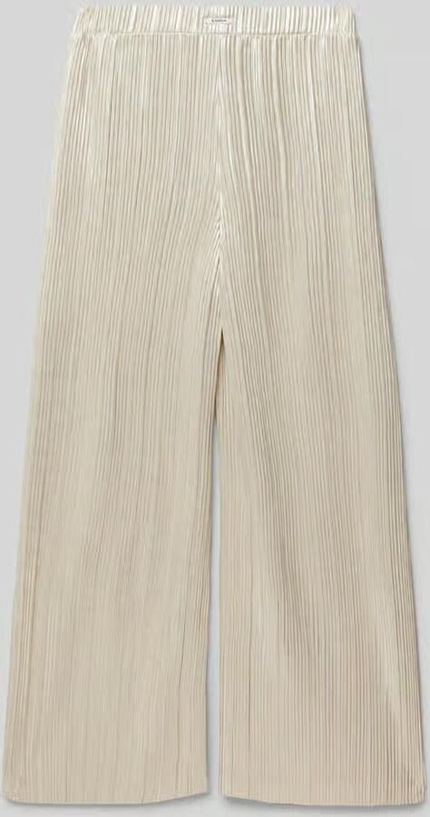 Garcia Wide fit stoffen broek met elastische band - Foto 3