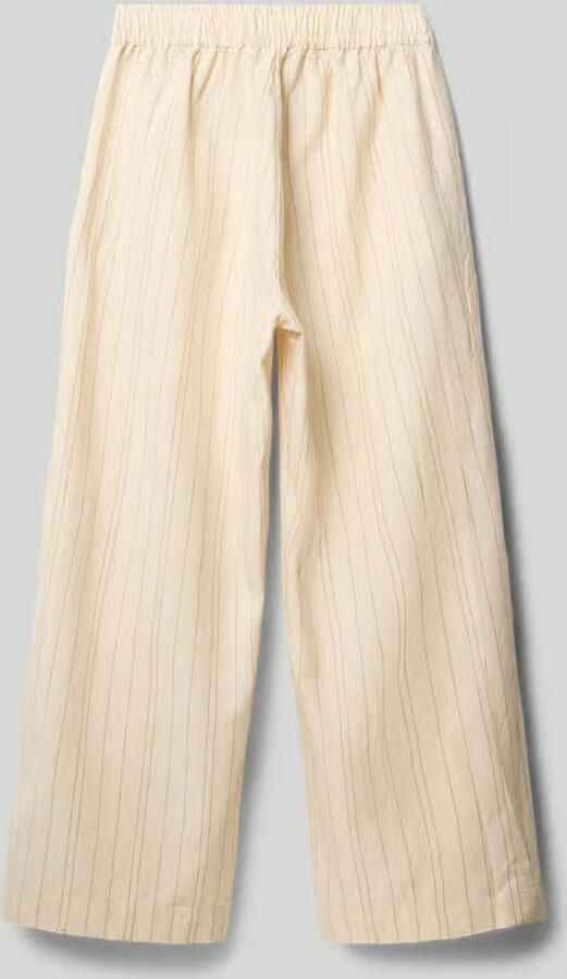 Garcia wide fit stoffen broek met gestikt logo