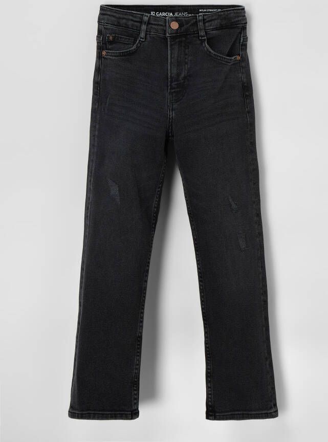 Garcia Straight fit high waist jeans met stretch model 'Mylah'
