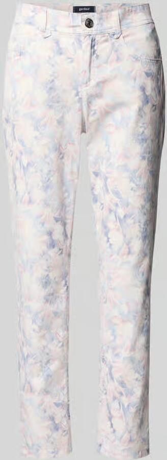 Gardeur Broek met verkorte pasvorm en all-over look - Foto 2