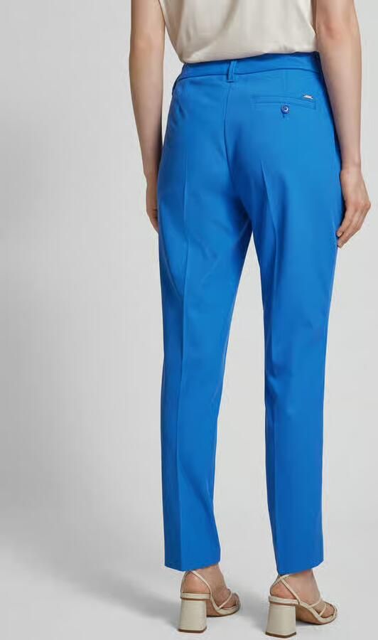 Gardeur Regular fit stoffen broek met persplooien model 'DENISE8' - Foto 3