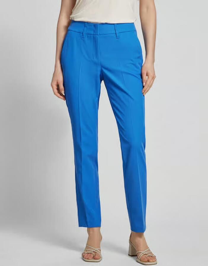 Gardeur Regular fit stoffen broek met persplooien model 'DENISE8' - Foto 2