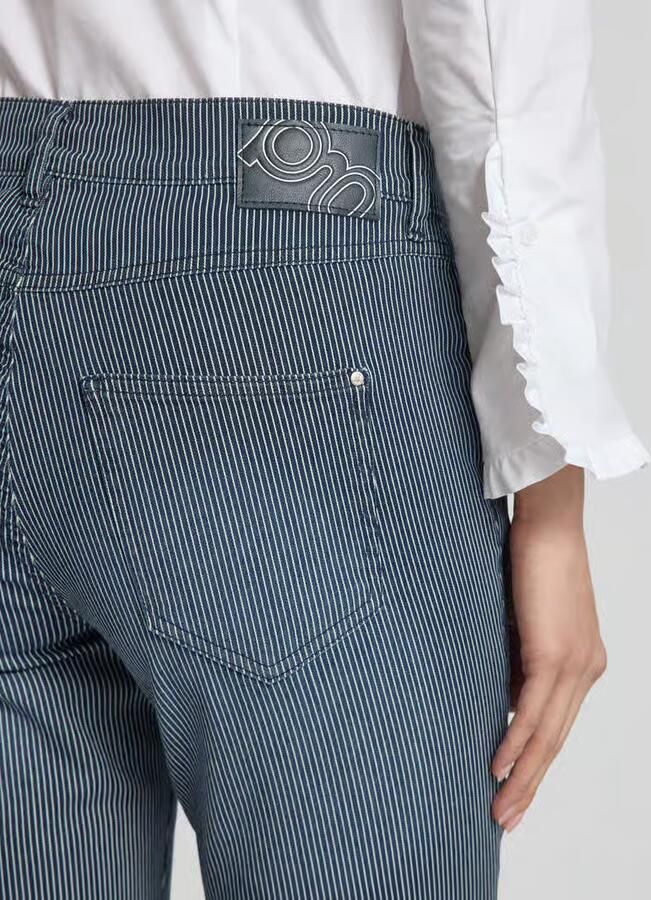 Gardeur Slim fit broek met verkort model 'ZURI' - Foto 2