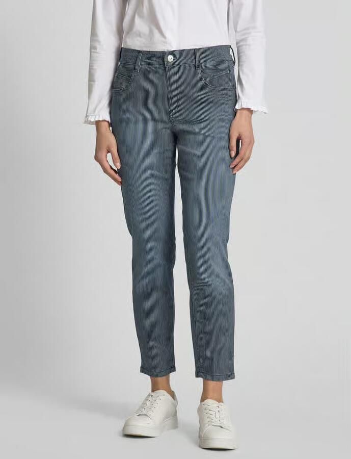 Gardeur Slim fit broek met verkort model 'ZURI' - Foto 3