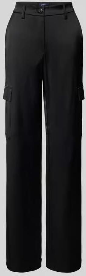 Gardeur Straight leg stoffen broek met cargozakken model 'Faja' - Foto 2